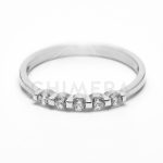 Estella arany eljegyzési gyűrű