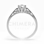 Pirletta arany eljegyzési gyűrű