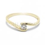 Serenata arany eljegyzési gyűrű