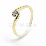 Serenata arany eljegyzési gyűrű