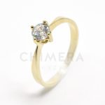 San Marina arany eljegyzési gyűrű