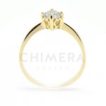 San Marina arany eljegyzési gyűrű