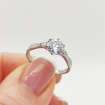 Bellaroma arany eljegyzési gyűrű