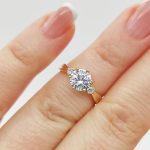 Bellaroma arany eljegyzési gyűrű