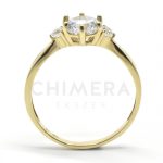 Bellaroma arany eljegyzési gyűrű