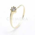 Tottina arany eljegyzési gyűrű