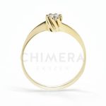 Tottina arany eljegyzési gyűrű