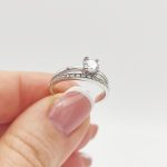 Chiara arany eljegyzési gyűrű